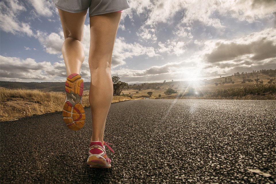 Woman running