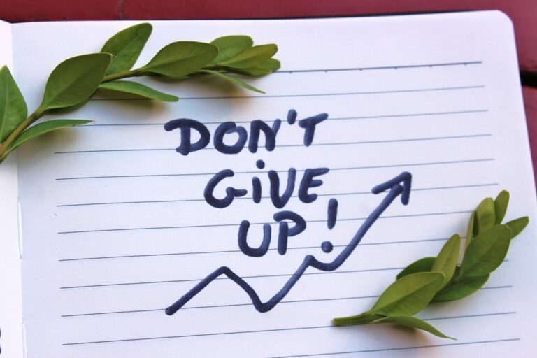 Don’t give up!